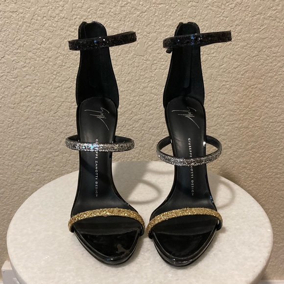 Giuseppe Zanotti Harmony Multicolor Glitter Heels - Picture 11 of 15